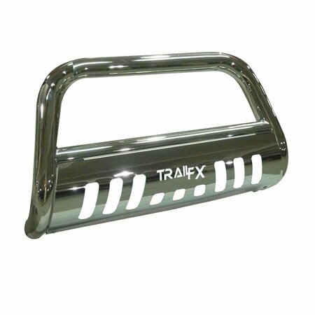 TRAILFX Polished, Stainless Steel, 3" Diameter, With Skid Plate, With Holes For Optional Lighting B0028S